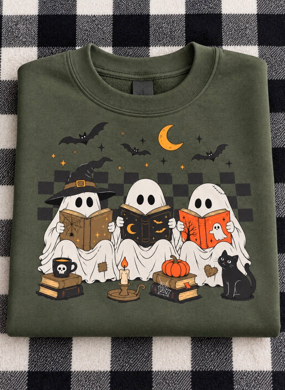 Spooky Reading Ghosty Sweatshirt