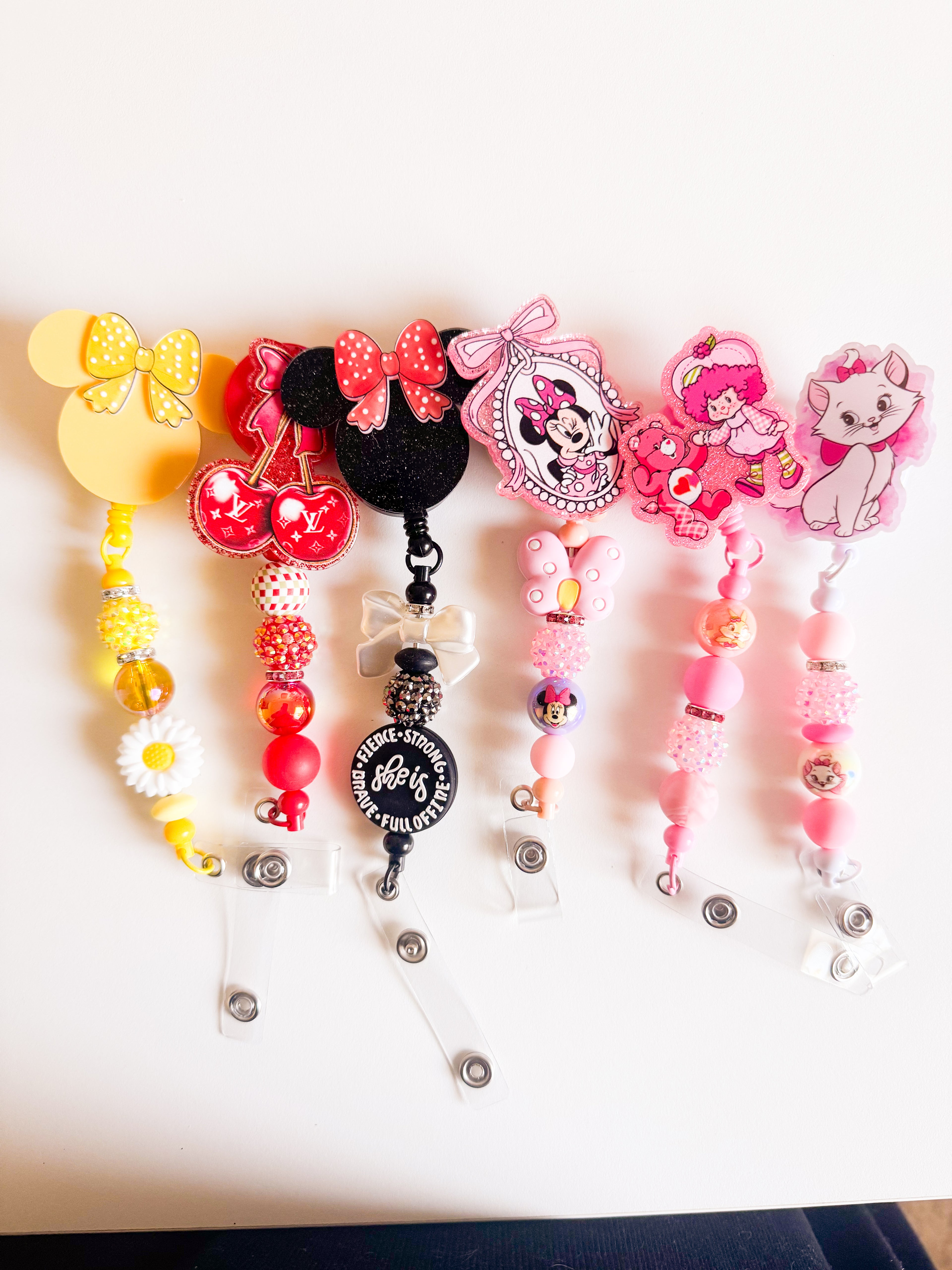 Beaded Badge reels
