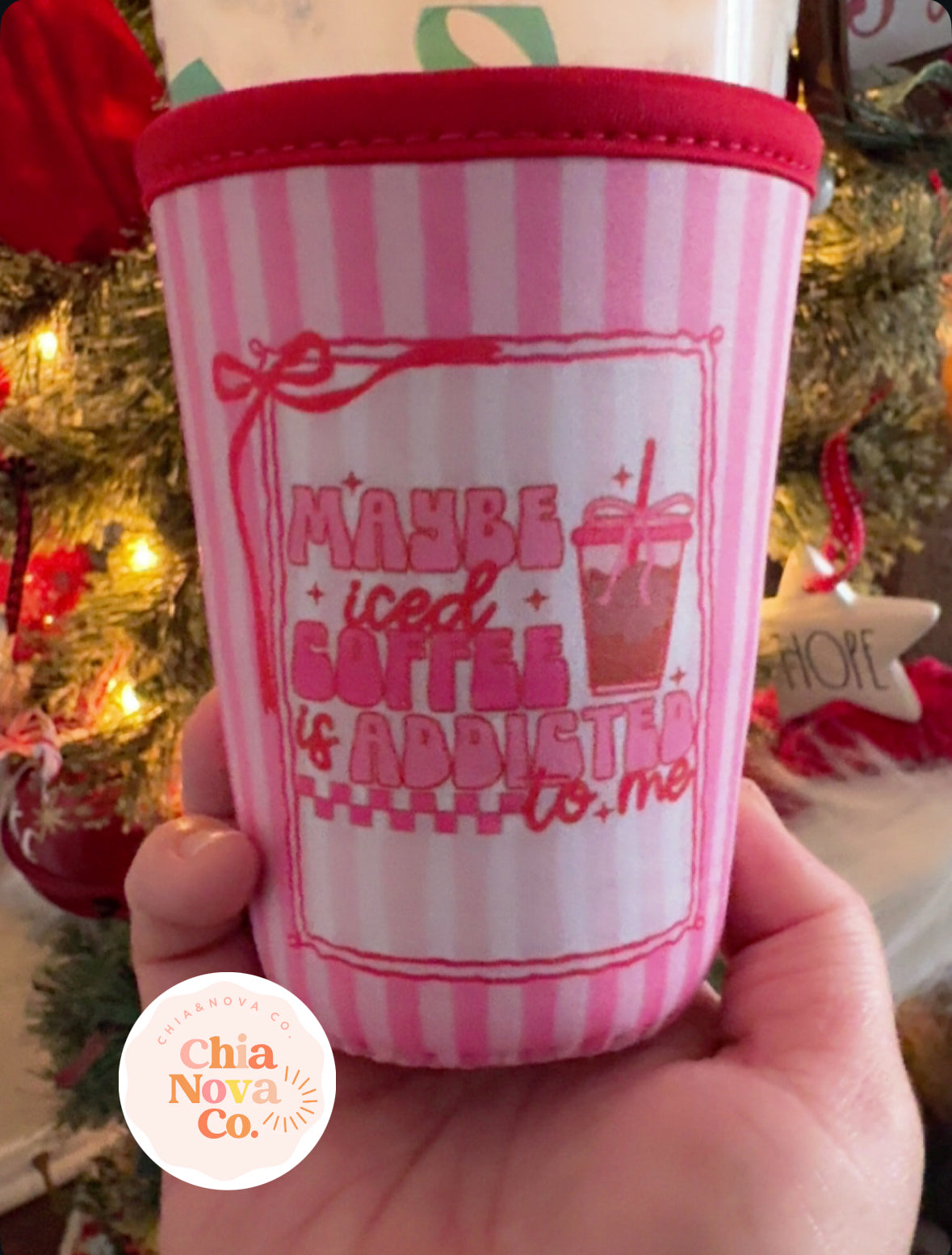 Maybe Iced Coffee is Addicted to me Coozie